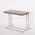 Light MDF Leger Side Dining Table